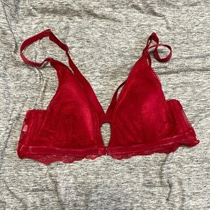 Victoria’s Secret Triangle Front Clip Bralette Size Large
